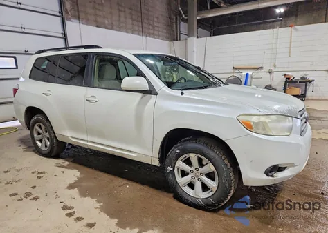2008 Toyota Highlander z USA, uszkodzony, nr VIN JTEDS41A582052066